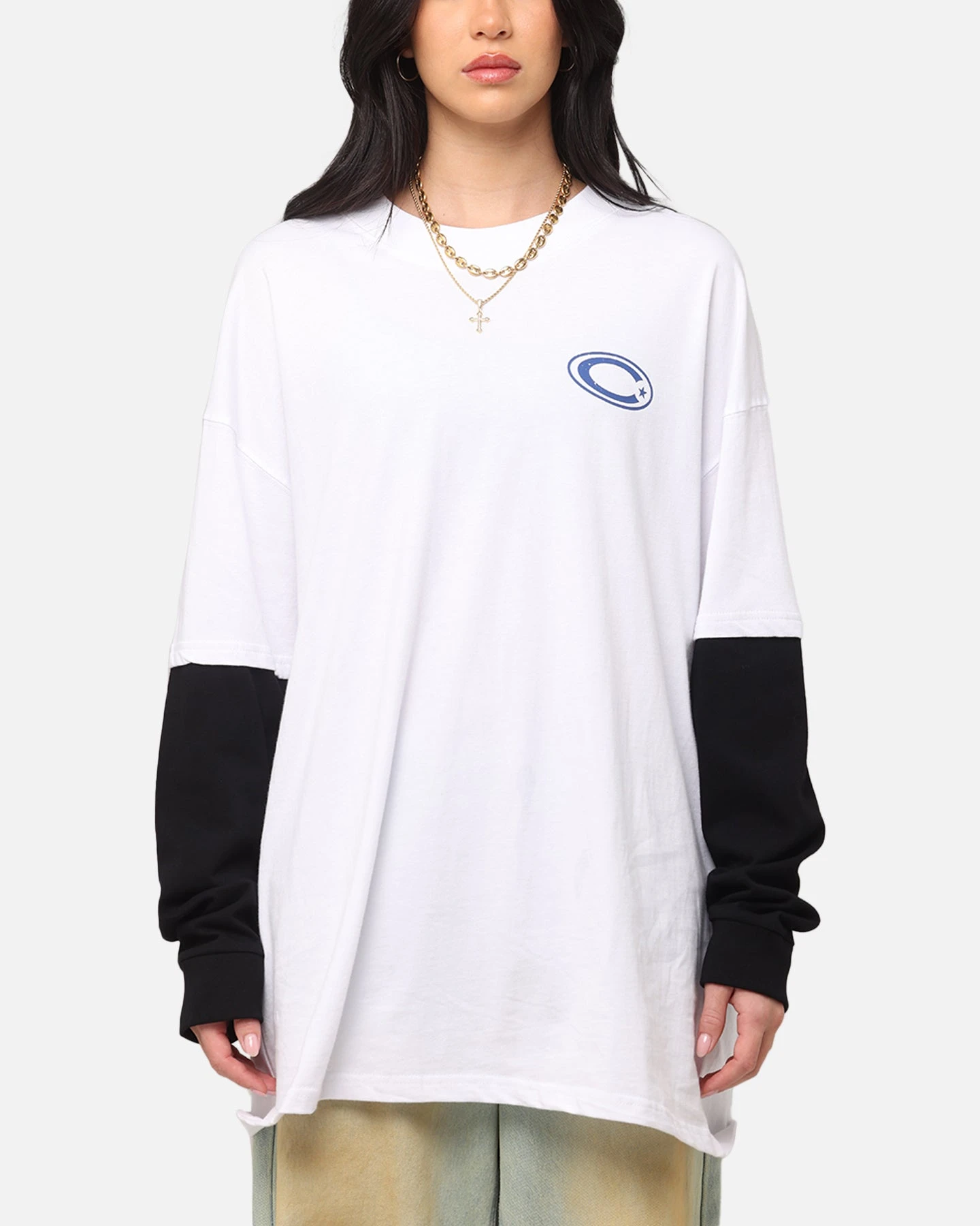 Carre C-Star Long Sleeve T-Shirt White/Black 4 Carre C-Star Long Sleeve T-Shirt White/Black - Image 2