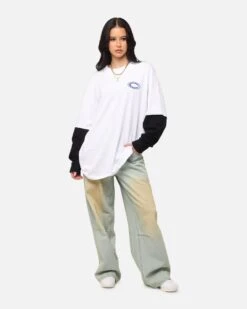 Carre C-Star Long Sleeve T-Shirt White/Black 13 Carre C-Star Long Sleeve T-Shirt White/Black -Culture Kings Shop 02051617 YW110 womens 00040