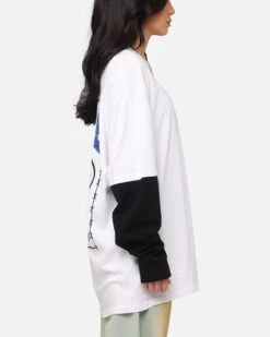 Carre C-Star Long Sleeve T-Shirt White/Black 14 Carre C-Star Long Sleeve T-Shirt White/Black -Culture Kings Shop 02051617 YW110 womens 00050