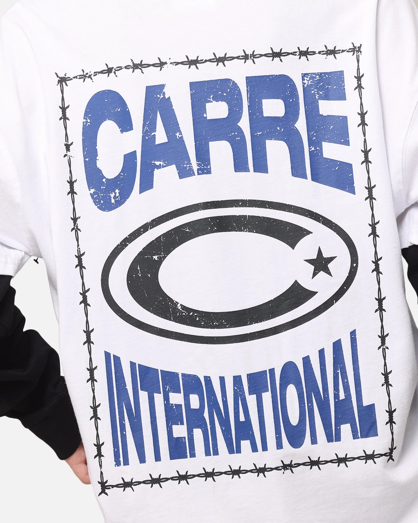 Carre C-Star Long Sleeve T-Shirt White/Black 10 Carre C-Star Long Sleeve T-Shirt White/Black - Image 8