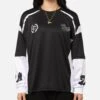 Carre Football Layered Long Sleeve T-Shirt Black/White -Culture Kings Shop 02051619 YB012 womens 00010