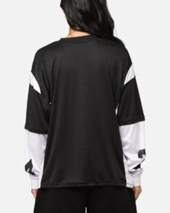 Carre Football Layered Long Sleeve T-Shirt Black/White 10 Carre Football Layered Long Sleeve T-Shirt Black/White -Culture Kings Shop 02051619 YB012 womens 00030