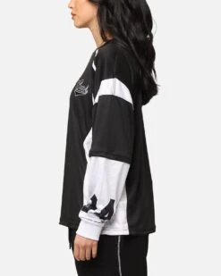 Carre Football Layered Long Sleeve T-Shirt Black/White 12 Carre Football Layered Long Sleeve T-Shirt Black/White -Culture Kings Shop 02051619 YB012 womens 00050