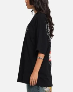 Ed Hardy Rhinestone Dragon Vintage T-Shirt Vintage Wash -Culture Kings Shop 02051677 YV015 womens 0060