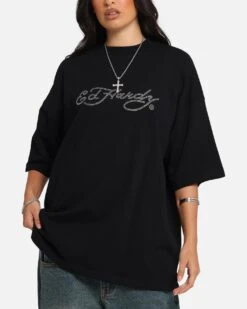 Ed Hardy Rhinestone Dragon Vintage T-Shirt Vintage Wash -Culture Kings Shop 02051677 YV015 womens 0080