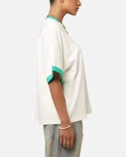 Loiter Western Front Ringer T-Shirt White/Green -Culture Kings Shop 02051806 YW156 womens 00050