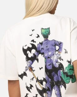 American Thrift X DC Batman The Joker Cane Heavy T-Shirt Off White -Culture Kings Shop 02051865 YO007 womens 00070