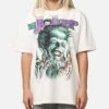 American Thrift X DC Batman The Joker Rings Heavy T-Shirt Off White -Culture Kings Shop 02051868 YO007 womens 00010