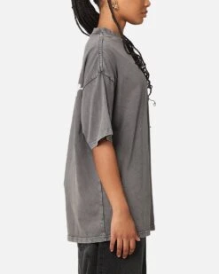 The Anti Order A2K Mock Neck T-Shirt Washed Charcoal 13 The Anti Order A2K Mock Neck T-Shirt Washed Charcoal -Culture Kings Shop 02052038 YC071 womens 0050