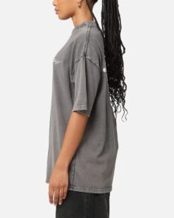 The Anti Order A2K Mock Neck T-Shirt Washed Charcoal 14 The Anti Order A2K Mock Neck T-Shirt Washed Charcoal -Culture Kings Shop 02052038 YC071 womens 0060