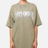 The Anti Order New Dawn Mock Neck T-Shirt Vintage Khaki