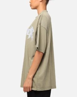 The Anti Order New Dawn Mock Neck T-Shirt Vintage Khaki -Culture Kings Shop 02052044 YV064 womens 00050