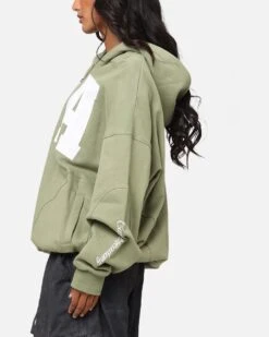 Carre Legacy Panelled Zip Hoodie Green 12 Carre Legacy Panelled Zip Hoodie Green -Culture Kings Shop 02052098 YG600 womens 00050