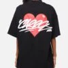 Carre Romance T-Shirt Black -Culture Kings Shop 02052099 YB001 womens 00010