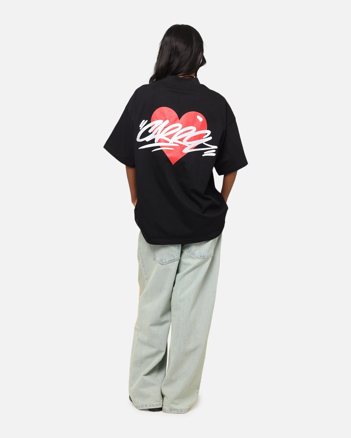 Carre Romance T-Shirt Black 5 Carre Romance T-Shirt Black - Image 3