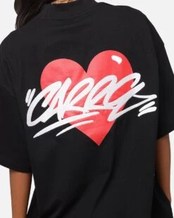 Carre Romance T-Shirt Black -Culture Kings Shop 02052099 YB001 womens 00070