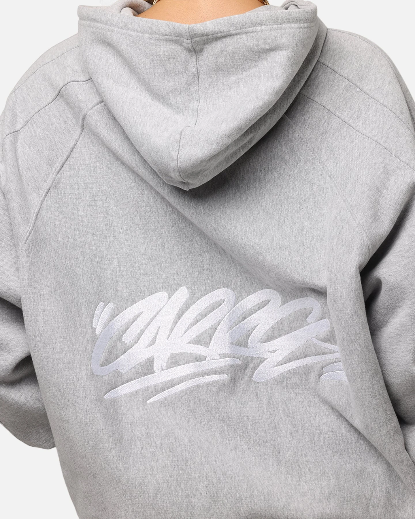 Carre Grit Zip Hoodie Grey Marle 10 Carre Grit Zip Hoodie Grey Marle - Image 8