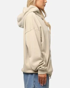 Saint Morta Gothic Distressed Zip Hoodie Stone -Culture Kings Shop 02052229 YS400 womens 00040