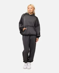 Saint Morta Contrast Wash Hoodie Black Wash -Culture Kings Shop 02052250 YB295 womens 00030