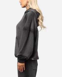 Saint Morta Contrast Wash Hoodie Black Wash -Culture Kings Shop 02052250 YB295 womens 00050