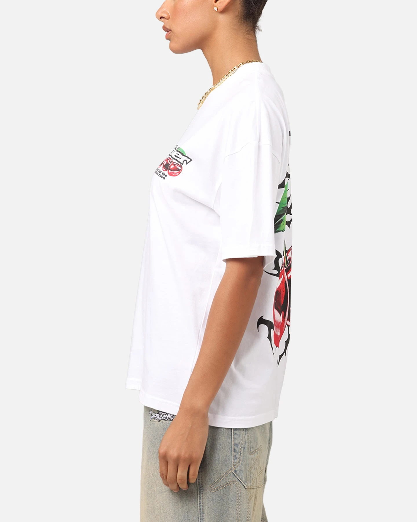 Loiter Cherry Pick Drop T-Shirt White 8 Loiter Cherry Pick Drop T-Shirt White - Image 6