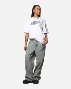 Loiter Chrome Logo T-Shirt White -Culture Kings Shop 02052434 YW100 womens 00030