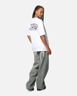 Loiter Chrome Logo T-Shirt White -Culture Kings Shop 02052434 YW100 womens 00040