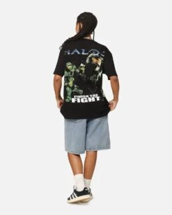 Goat Crew X Halo Big Head Heavyweight T-Shirt Black -Culture Kings Shop 02052647 YB001 womens 00040