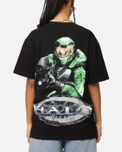 Goat Crew X Halo Halo Combat Evolved Heavyweight T-Shirt Black