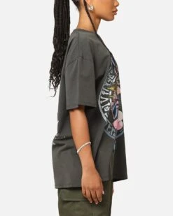 Goat Crew X Yu-Gi-Oh! Dark Magician Girl Card Heavyweight T-Shirt Black Wash -Culture Kings Shop 02052695 YB295 womens 00050