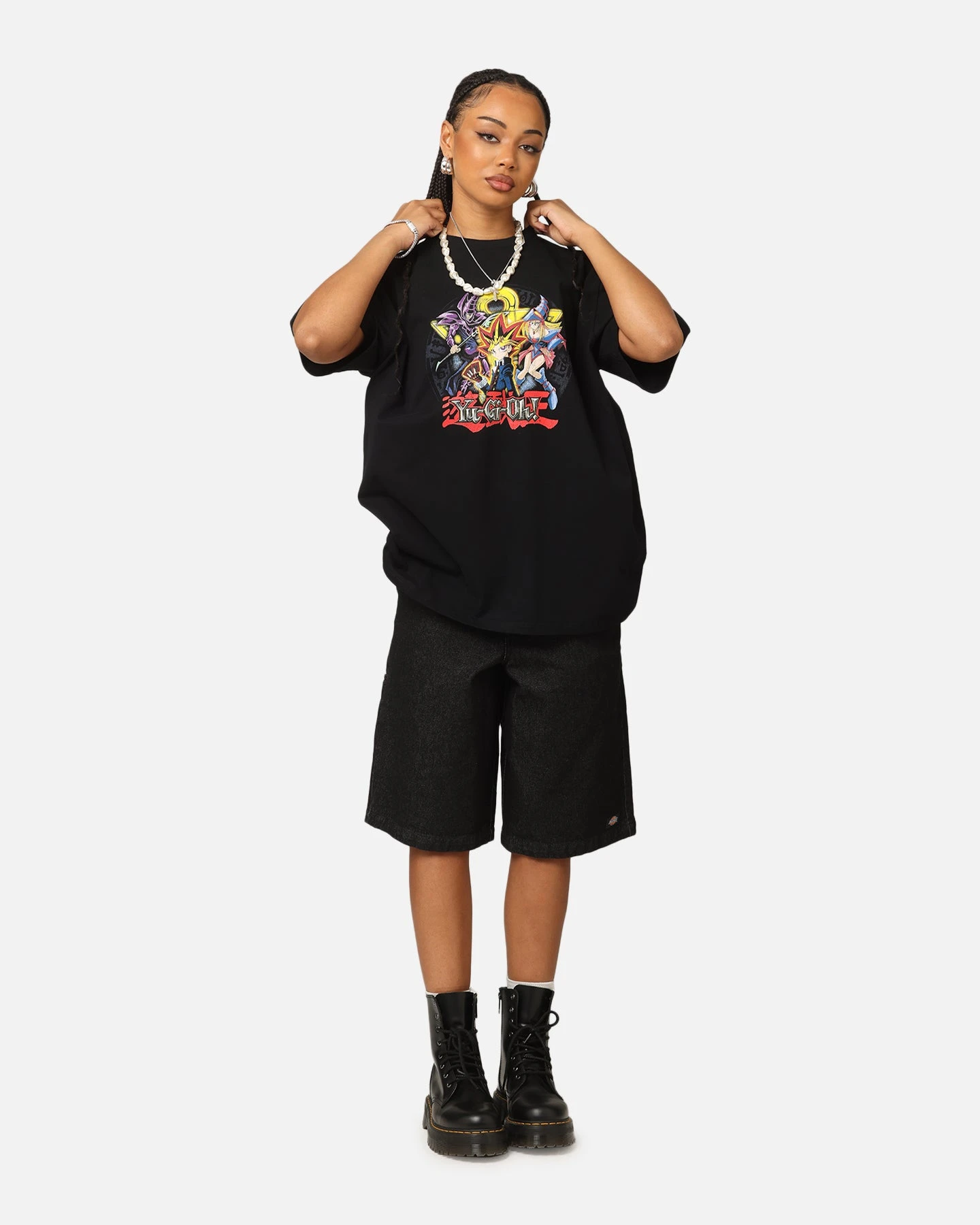 Goat Crew X Yu-Gi-Oh! Yugi Mutou Heavyweight T-Shirt Black 6 Goat Crew X Yu-Gi-Oh! Yugi Mutou Heavyweight T-Shirt Black - Image 4