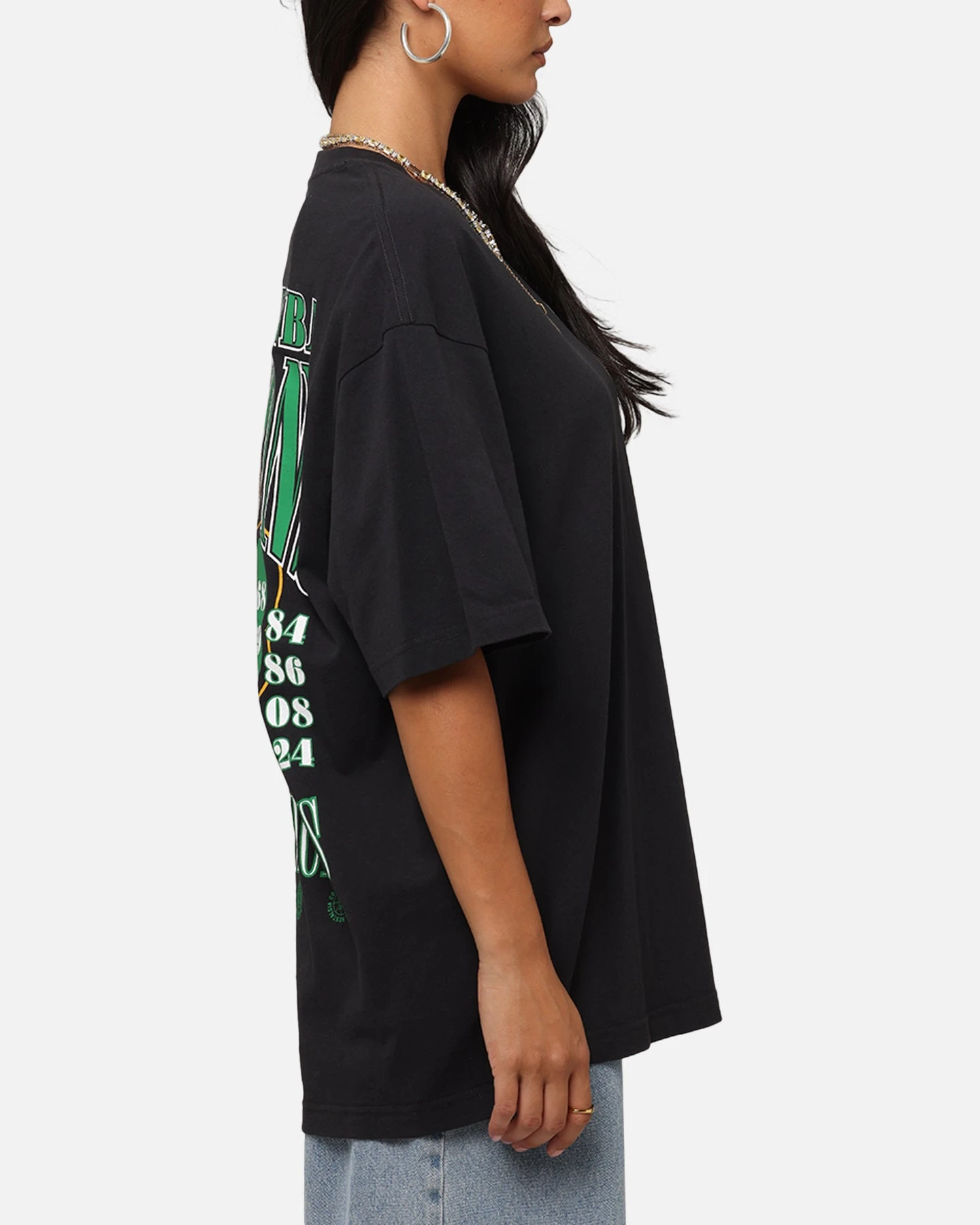 Mitchell & Ness Boston Celtics 18-Time NBA Champions T-Shirt Faded Black 7 Mitchell & Ness Boston Celtics 18-Time NBA Champions T-Shirt Faded Black - Image 5