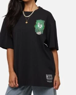 Mitchell & Ness Boston Celtics 18-Time NBA Champions T-Shirt Faded Black 17 Mitchell & Ness Boston Celtics 18-Time NBA Champions T-Shirt Faded Black -Culture Kings Shop 02052729 YB554 womens 00080