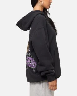 Mitchell & Ness Los Angeles Lakers Back To Back Hoodie Faded Black -Culture Kings Shop 02052733 YB554 womens 00050