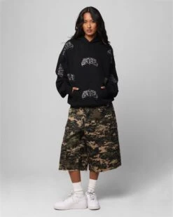 Loiter Metal Rhinestone Hoodie Black 12 Loiter Metal Rhinestone Hoodie Black -Culture Kings Shop 02052739 YB001 womens 00030