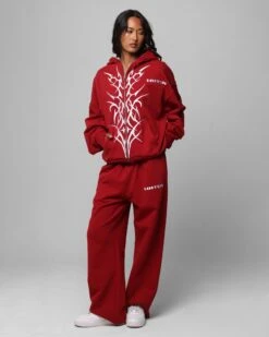 Loiter Blood Born Zip Hoodie Burgandy -Culture Kings Shop 02052755 YD725 womens 00030