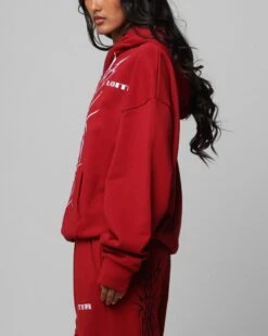 Loiter Blood Born Zip Hoodie Burgandy -Culture Kings Shop 02052755 YD725 womens 00060