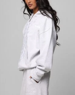 Loiter Blood Born Zip Hoodie Grey Marle -Culture Kings Shop 02052755 YQ163 womens 00060