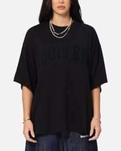 Loiter Arch Premium Boxy T-Shirt Black