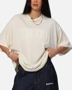Loiter Arch Premium Boxy T-Shirt Off White -Culture Kings Shop 02052847 YO007 womens 00060