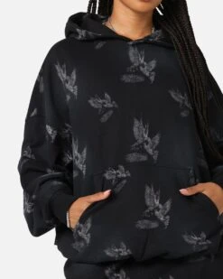 Saint Morta Doves Premium Hoodie Black -Culture Kings Shop 02052899 YB001 womens 0060