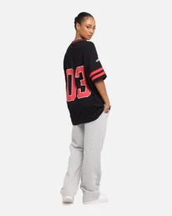 Carre Rose Football T-Shirt Black/Red -Culture Kings Shop 02052900 YB004 womens 0040