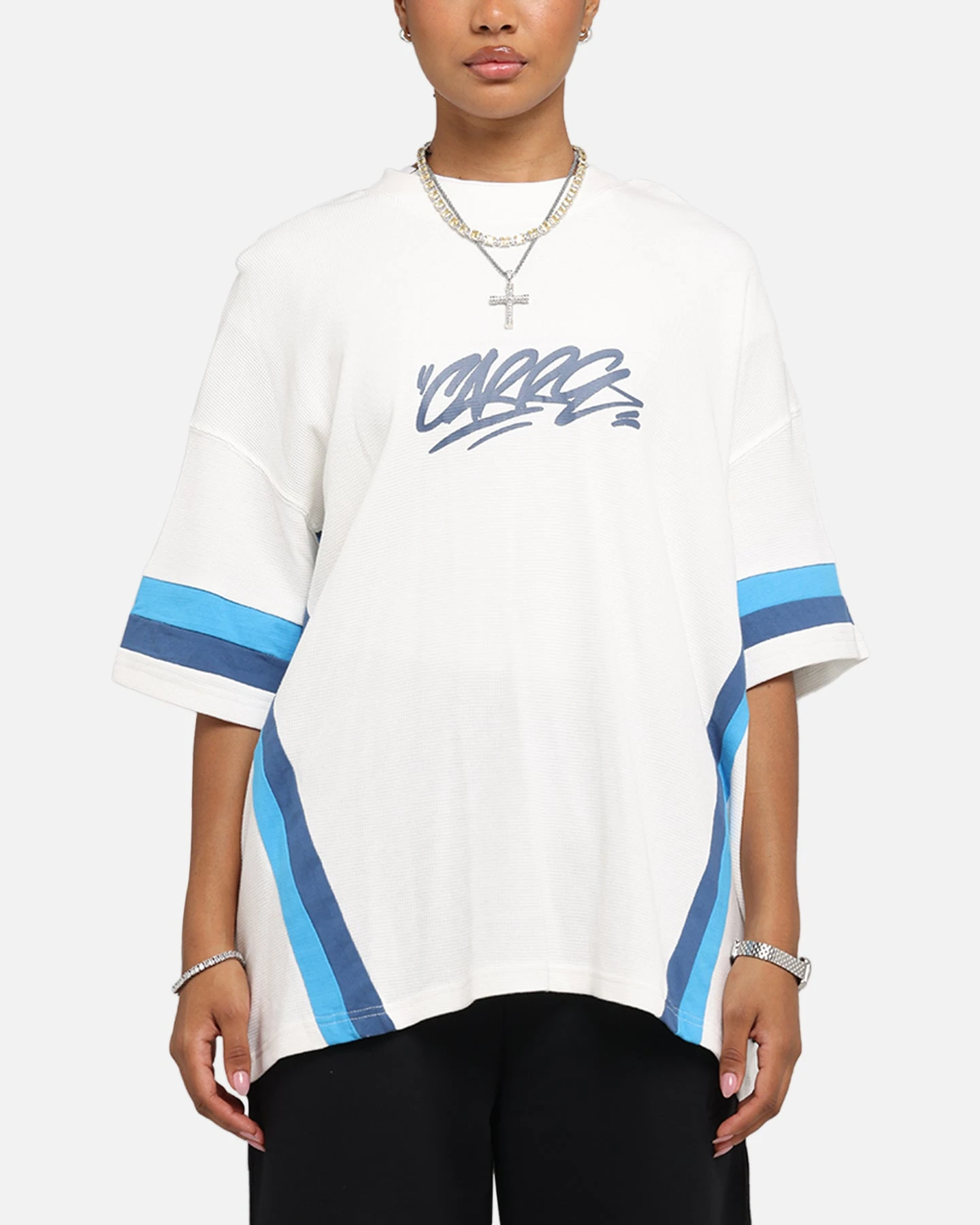 Carre Graffiti Waffle T-Shirt Off White 3 Carre Graffiti Waffle T-Shirt Off White
