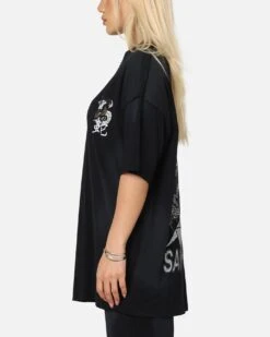 Saint Morta Venom Boxy T-Shirt Sunfade Black -Culture Kings Shop 02052944 YS946 womens 0060
