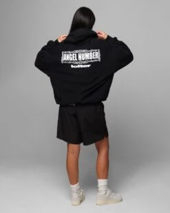 Loiter Angel Number Hoodie Black 13 Loiter Angel Number Hoodie Black -Culture Kings Shop 02052960 YB001 womens 00040