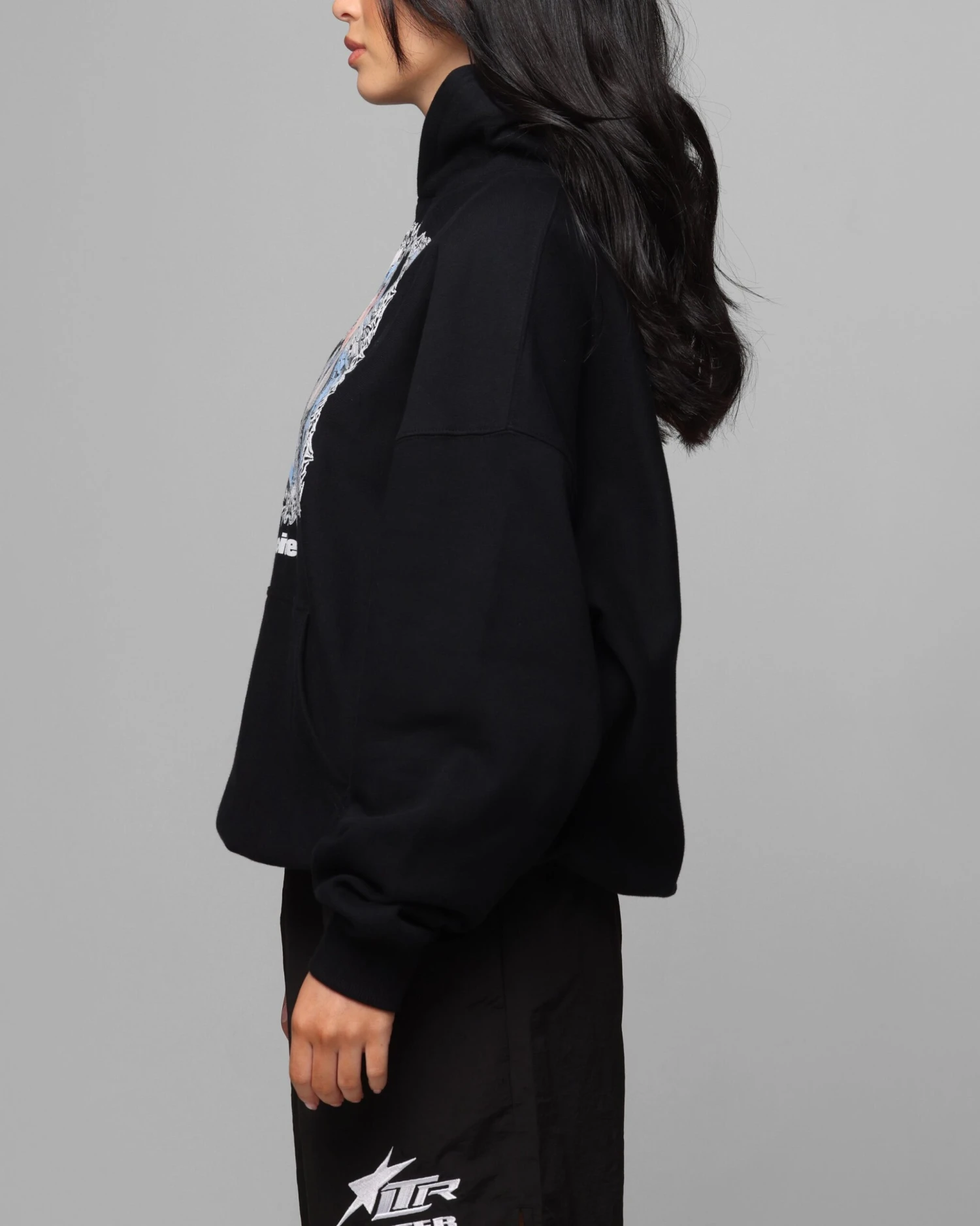 Loiter Angel Number Hoodie Black 8 Loiter Angel Number Hoodie Black - Image 6