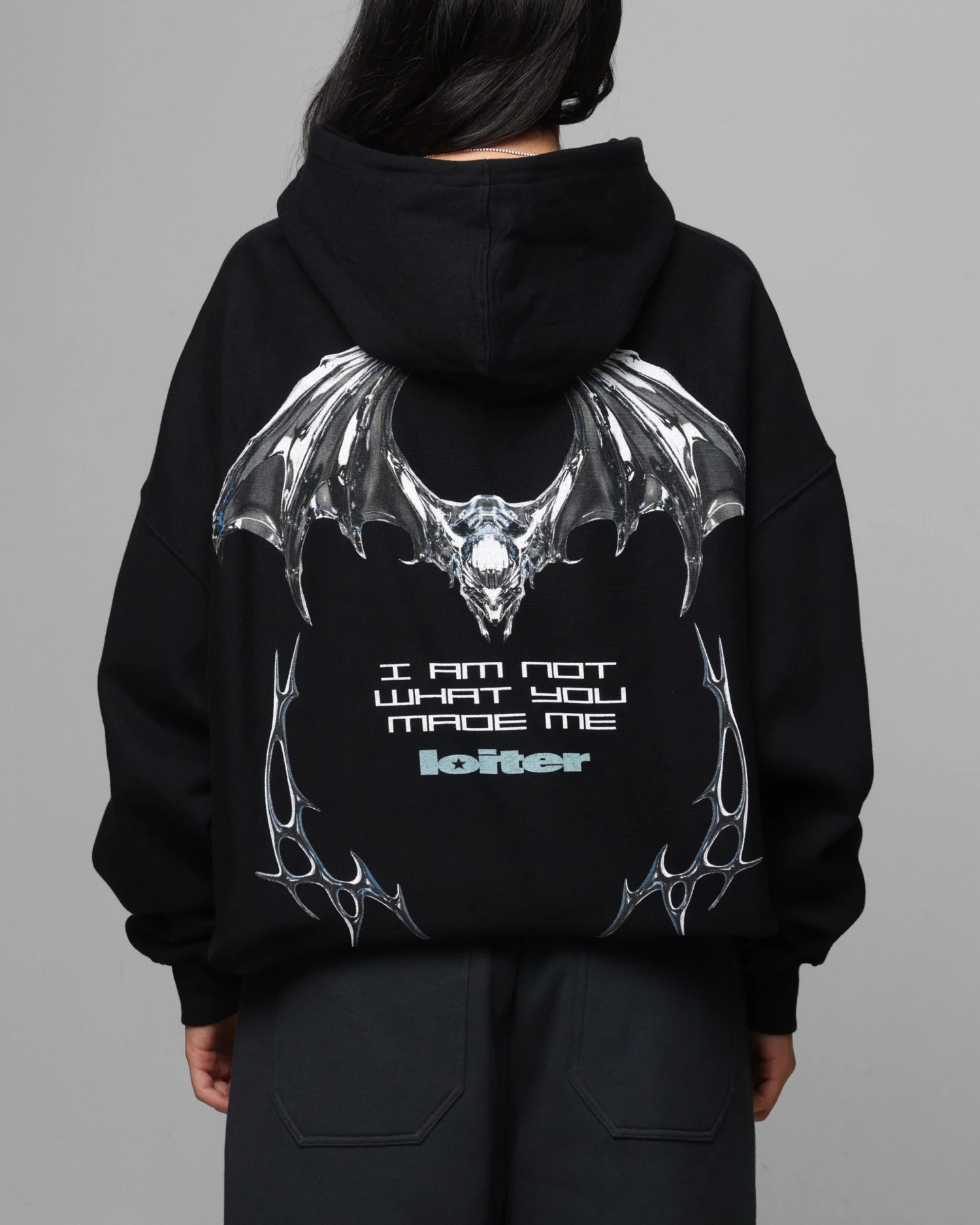 Loiter Chrome Deceiver Hoodie Black 4 Loiter Chrome Deceiver Hoodie Black - Image 2