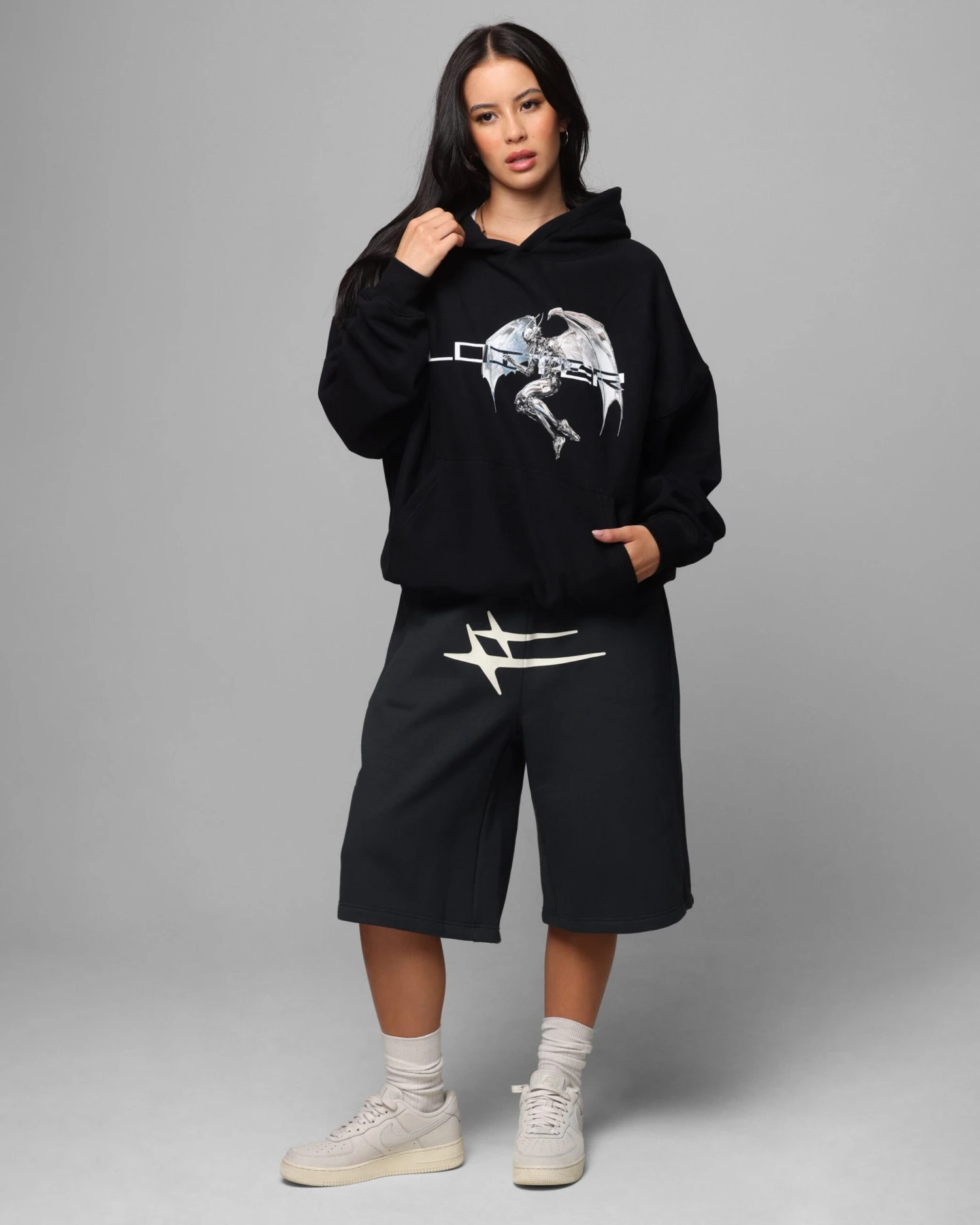 Loiter Chrome Deceiver Hoodie Black 5 Loiter Chrome Deceiver Hoodie Black - Image 3