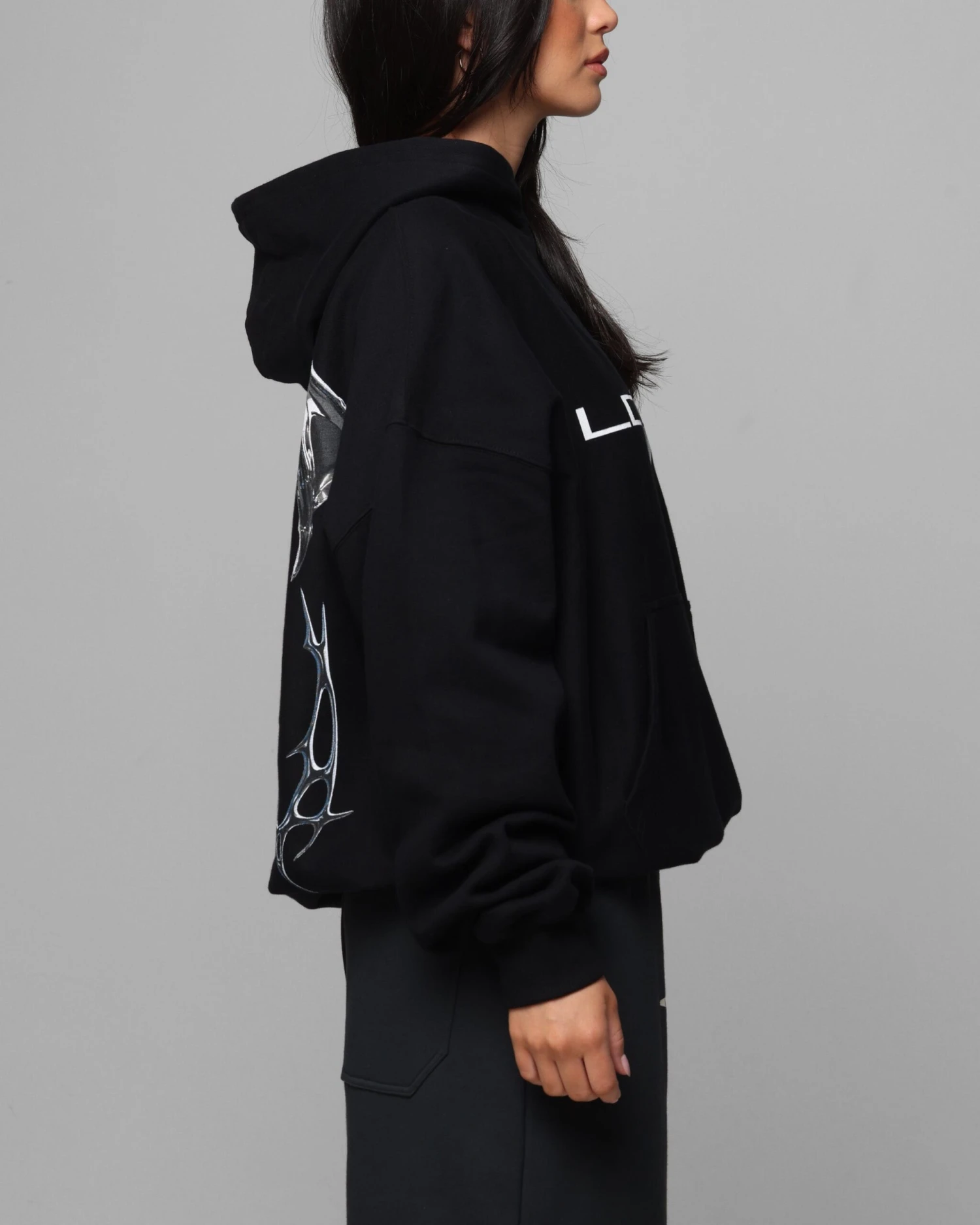 Loiter Chrome Deceiver Hoodie Black 7 Loiter Chrome Deceiver Hoodie Black - Image 5