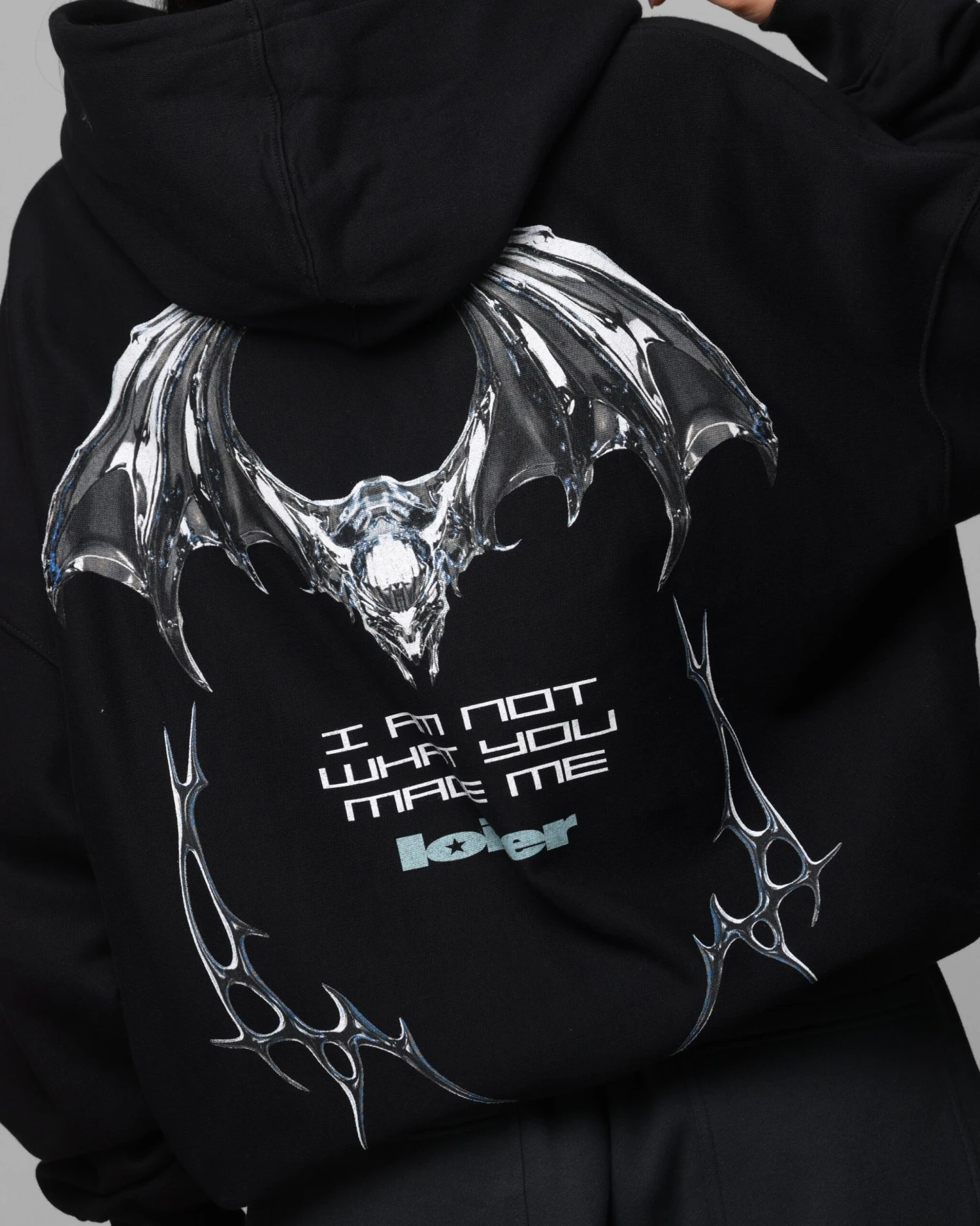 Loiter Chrome Deceiver Hoodie Black 9 Loiter Chrome Deceiver Hoodie Black - Image 7